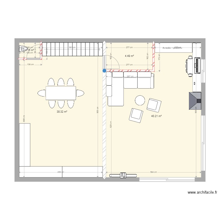 AMENAGEMENT ETAGE 2021. Plan de 0 pièce et 0 m2