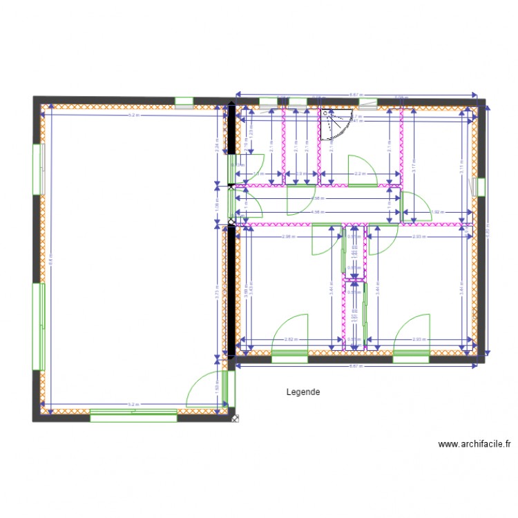 plan pour Plaquiste. Plan de 0 pièce et 0 m2