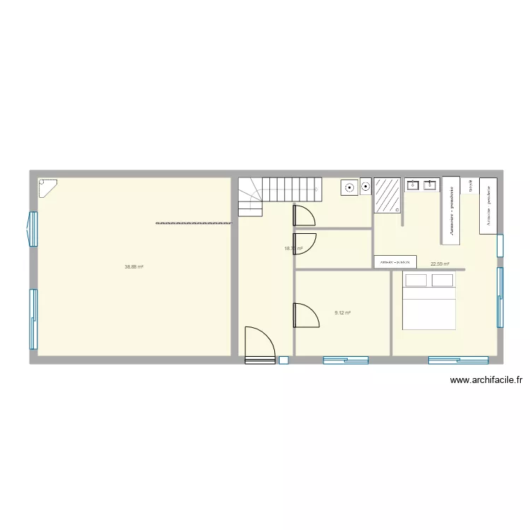 Maison Gallieni. Plan de 