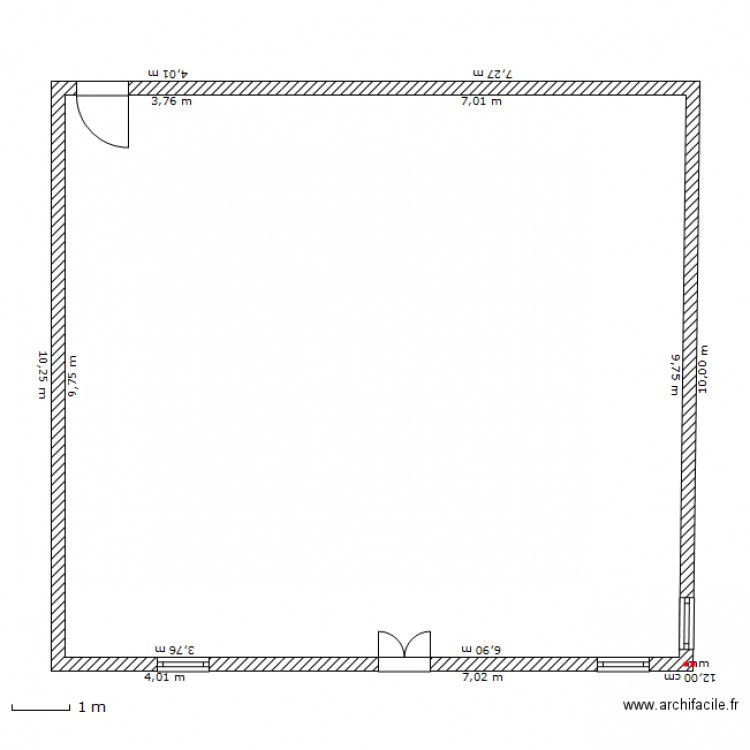 Plan vide. Plan de 0 pièce et 0 m2