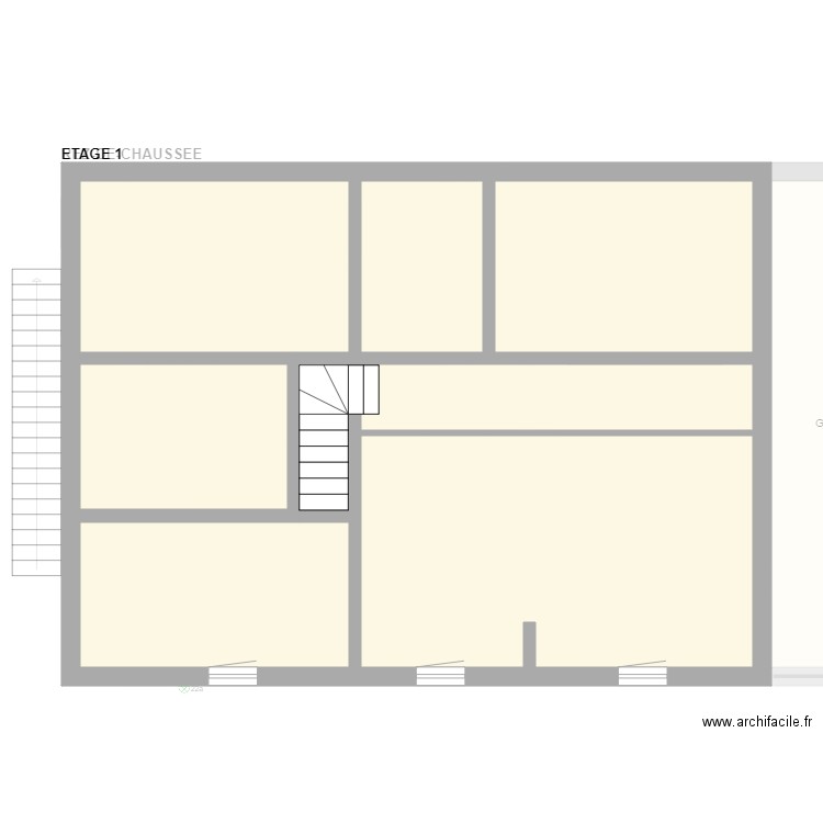 Maison Laetitia II. Plan de 7 pièces et 81 m2