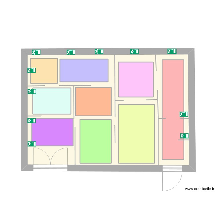 ikea 2. Plan de 10 pièces et 49 m2