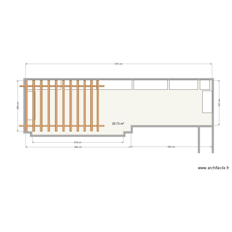 5B GG  terrasse 4e SUD aménagée. Plan de 0 pièce et 0 m2