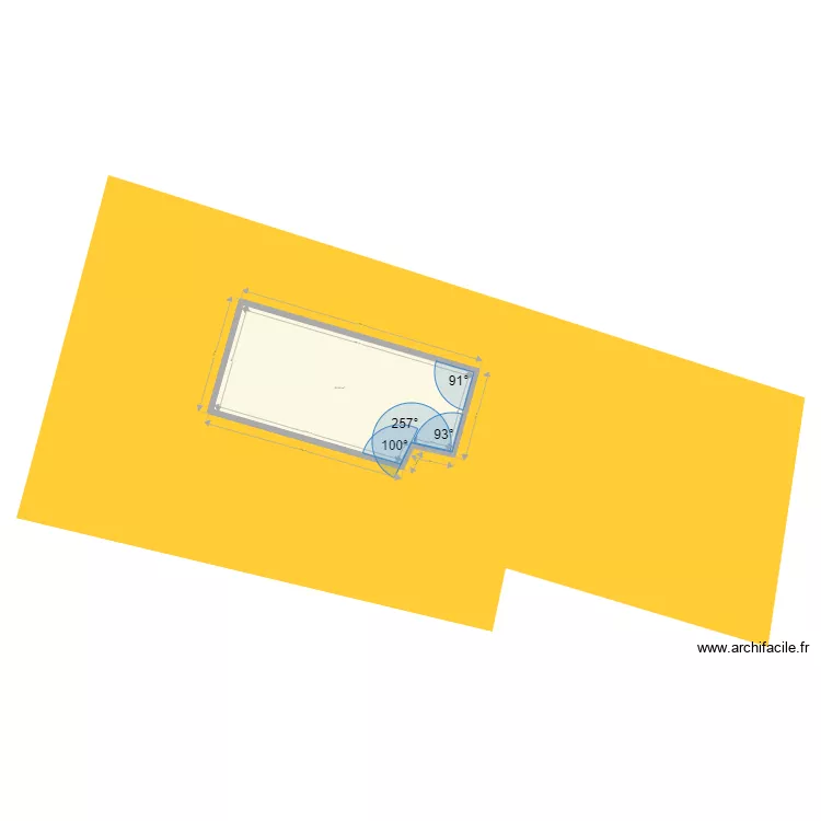 plan maison terrain . Plan de 