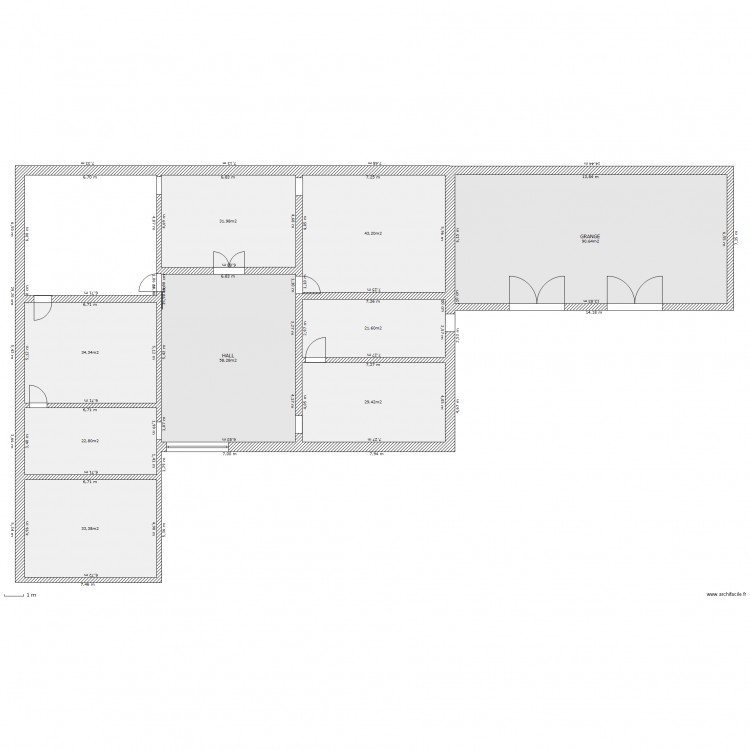 tharoul. Plan de 0 pièce et 0 m2