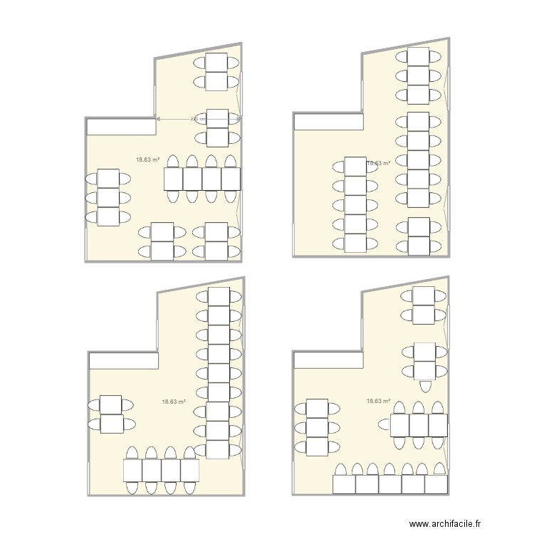 IMPLANTATION NOUVELLE SALLE 2021. Plan de 0 pièce et 0 m2