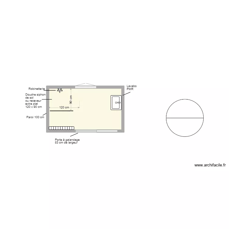 MEURET SDB projet1. Plan de MEURET SDB projet1. Plan de