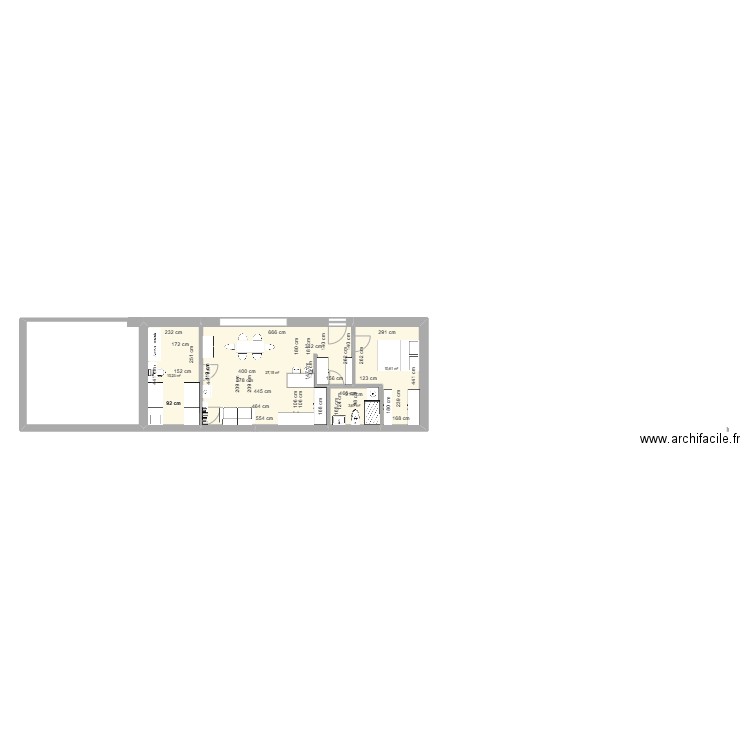 NIAF janvier 25 petit. Plan de 4 pièces et 52 m2