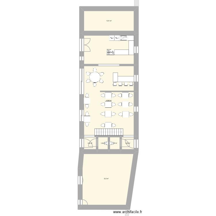 grange 1.2. Plan de 11 pièces et 229 m2