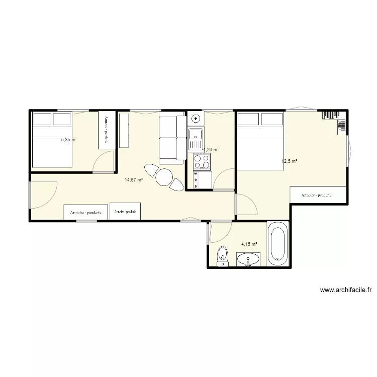 duque de sesto 12 - actuel. Plan de 