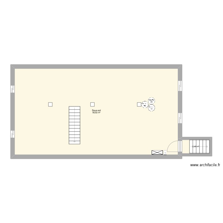 2370 sous-sol. Plan de 0 pièce et 0 m2