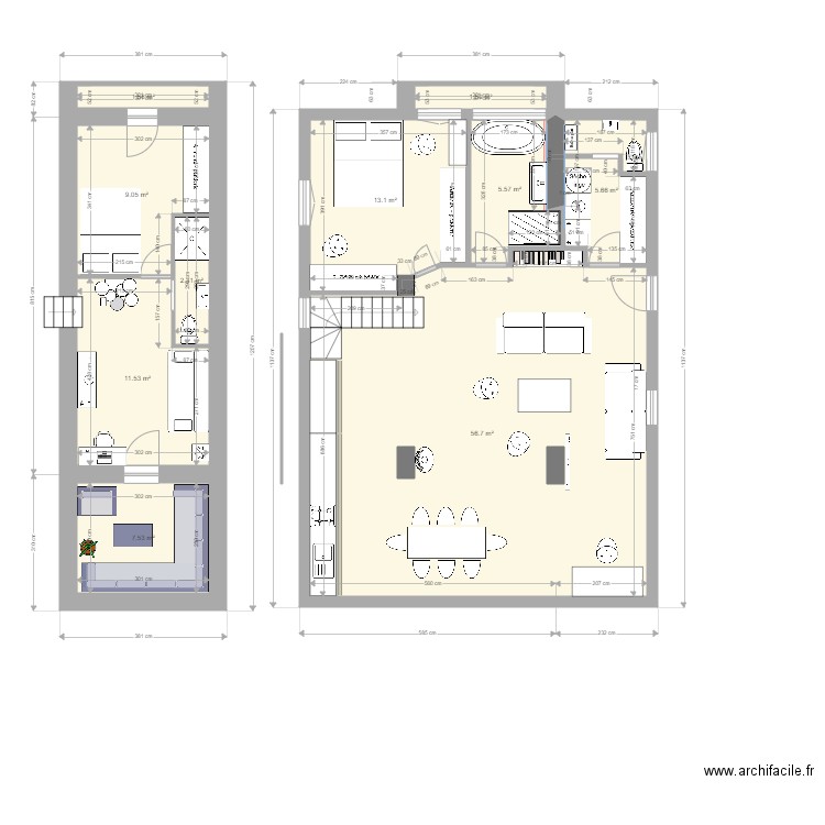 voltaire new 04. Plan de 0 pièce et 0 m2