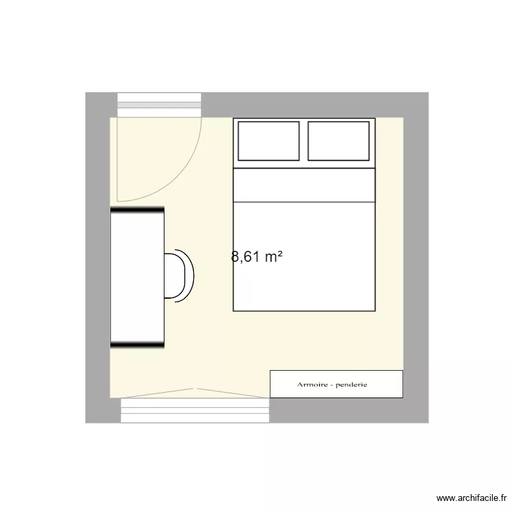 Val chambre. Plan de 