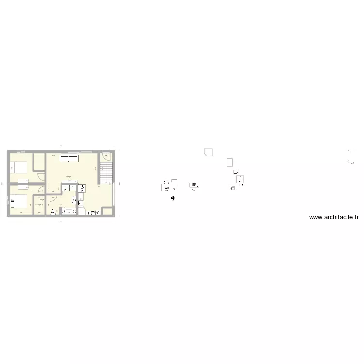  101 A &Eacute;pinette. Plan de 