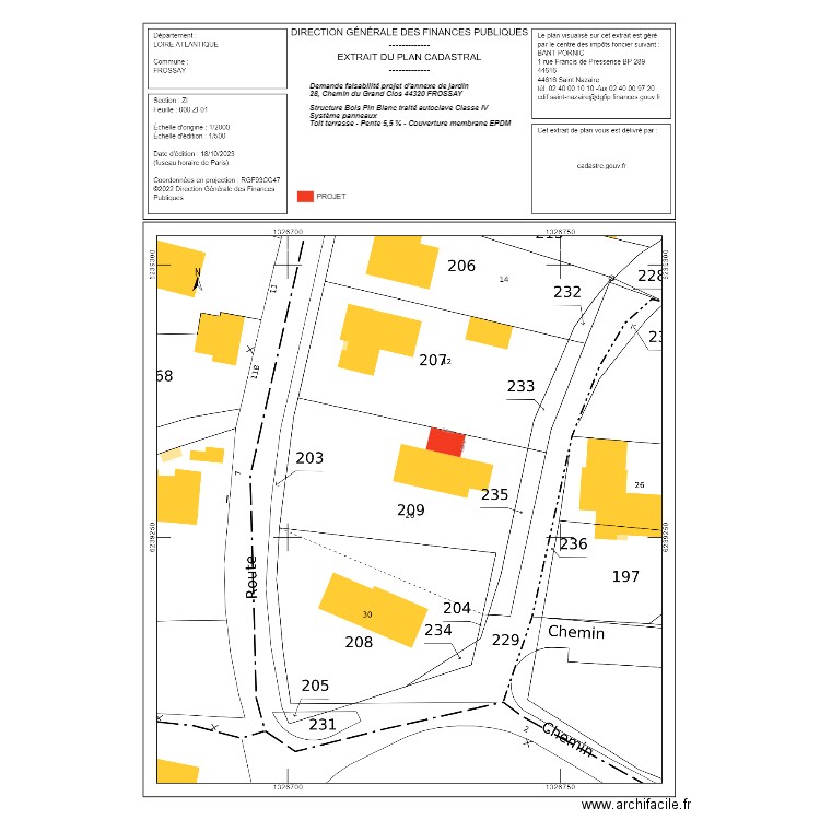 PROJET M RODRIGUEZ. Plan de 0 pièce et 0 m2