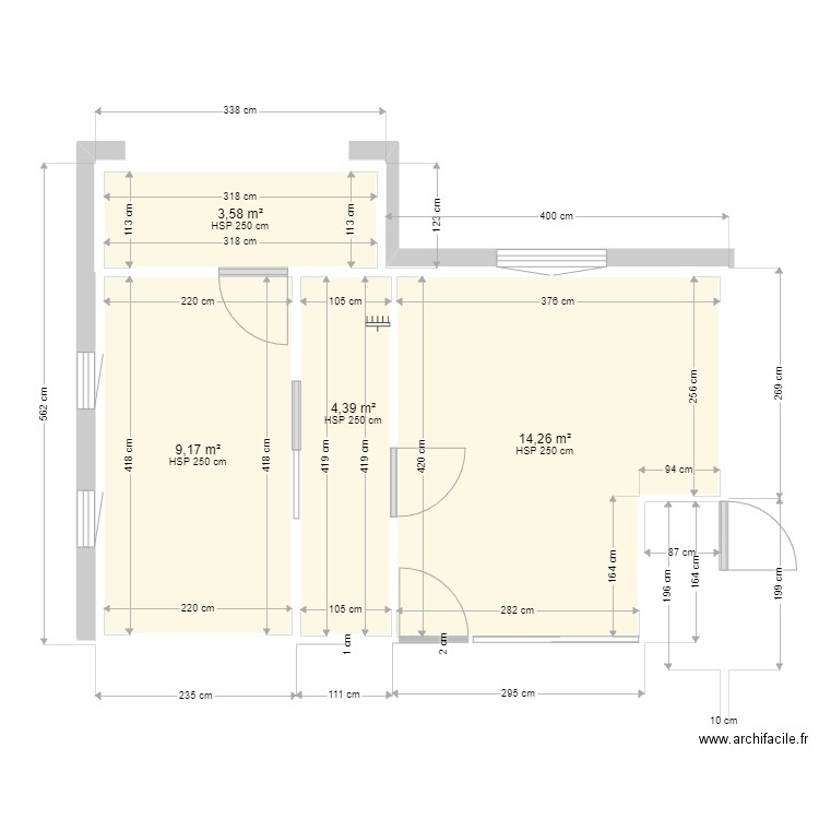 projet amenagement hall entree + verriere simple. Plan de 0 pièce et 0 m2