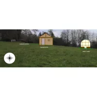 PLAN DE COUPE CABANON et SERRE