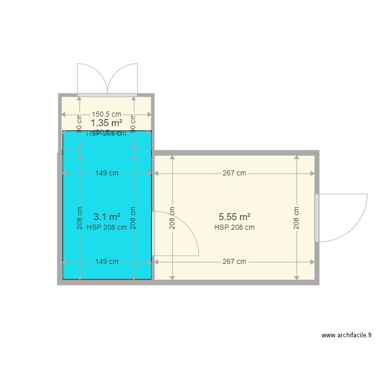 DEAUVILLE DUPRAT solo extension . Plan de 0 pièce et 0 m2