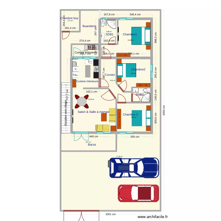 gael rez de chauss&eacute;e gael. Plan de 