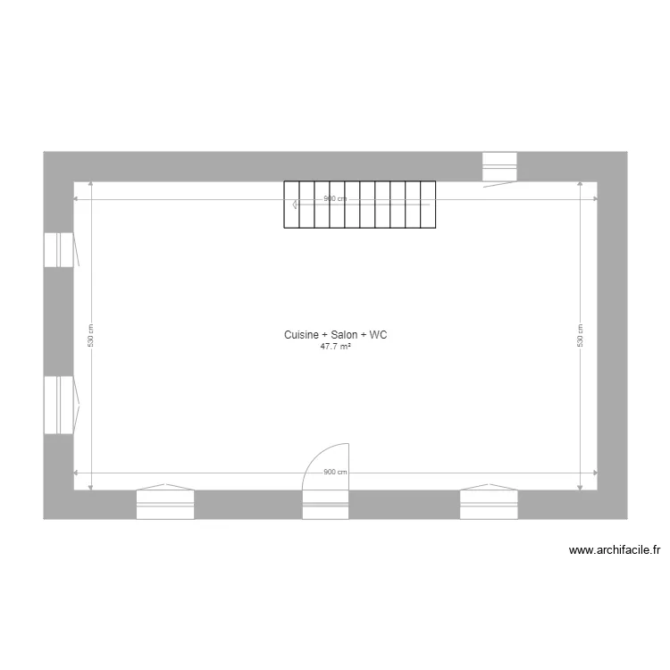 GROS - St Pierre Eynac. Plan de 