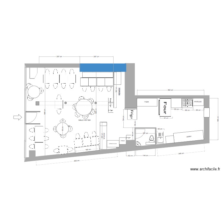 AQUARIUM existant. Plan de 0 pièce et 0 m2