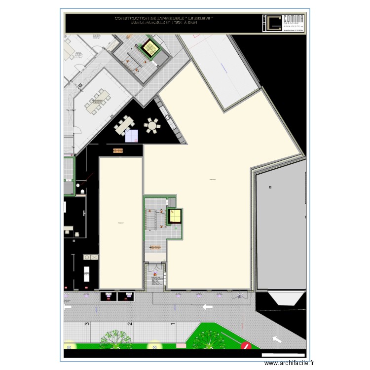 plan sion difference m2 avec comparaison chez le doc. Plan de 0 pièce et 0 m2