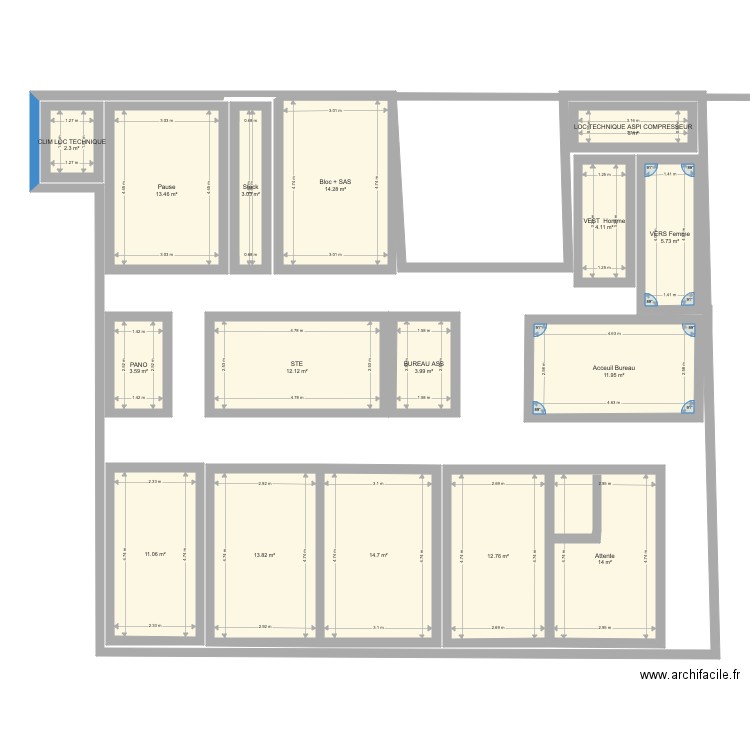 cab Projet 2. Plan de 0 pièce et 0 m2