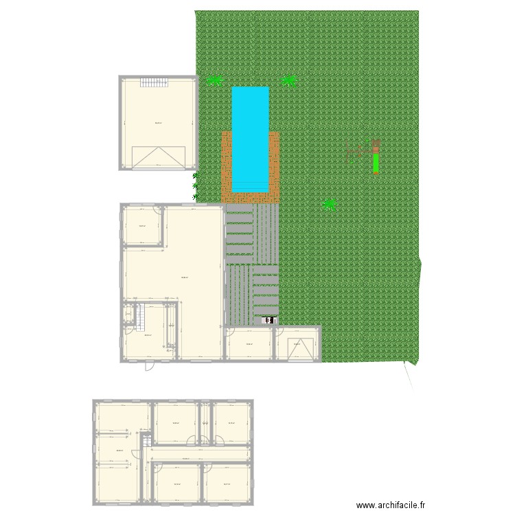 Maison de rêve . Plan de 15 pièces et 346 m2