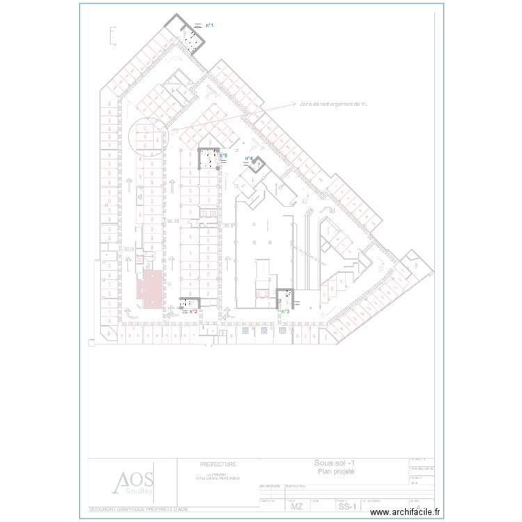 Parking Préfecture. Plan de 0 pièce et 0 m2