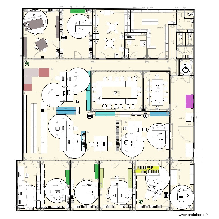 awans corona. Plan de 0 pièce et 0 m2