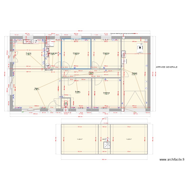 PLAN MELAY DEFINITIF POBI 09 SEPTEMBRE 2021 cotes évacuations. Plan de 0 pièce et 0 m2