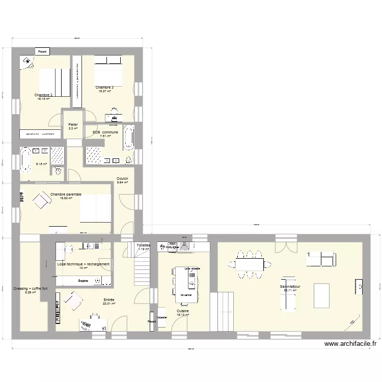 Le Petit Cornoux projet 4. Plan de Le Petit Cornoux projet 4. Plan de