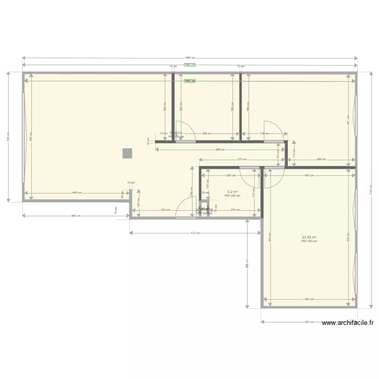 AS 119 GAUCHE V2. Plan de 