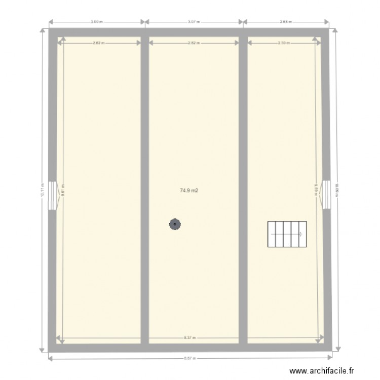 comblr echel. Plan de 0 pièce et 0 m2