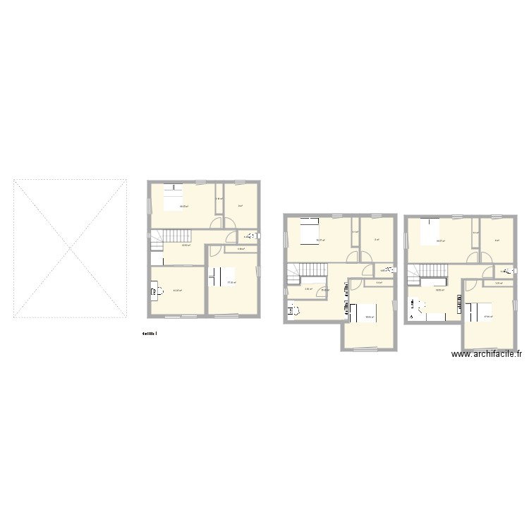 Petunio 2b etage. Plan de 0 pièce et 0 m2