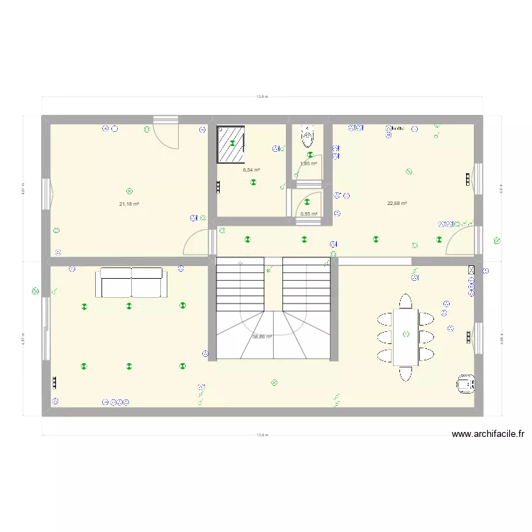 hussenet mathieu rdc. Plan de 