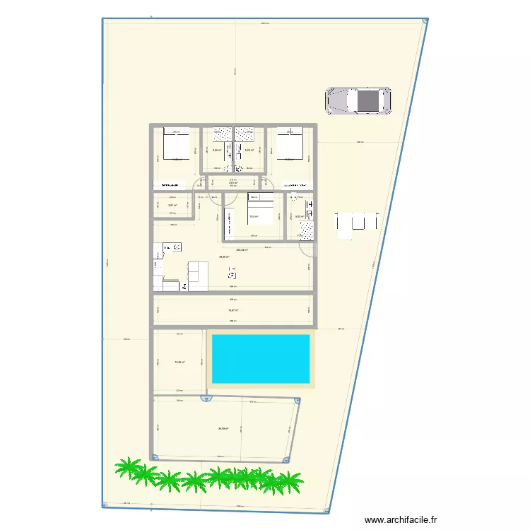 Bryce Gissac int&eacute;rieur . Plan de 