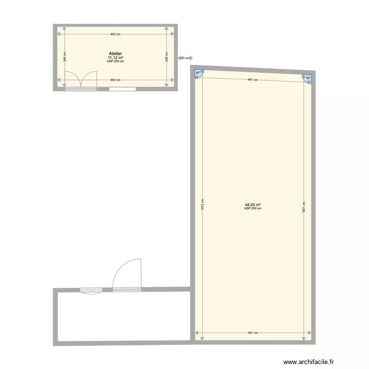 Masse 1. Plan de Masse 1. Plan de