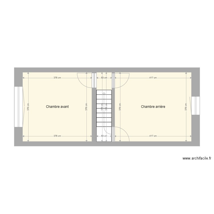 Etage. Plan de 0 pièce et 0 m2