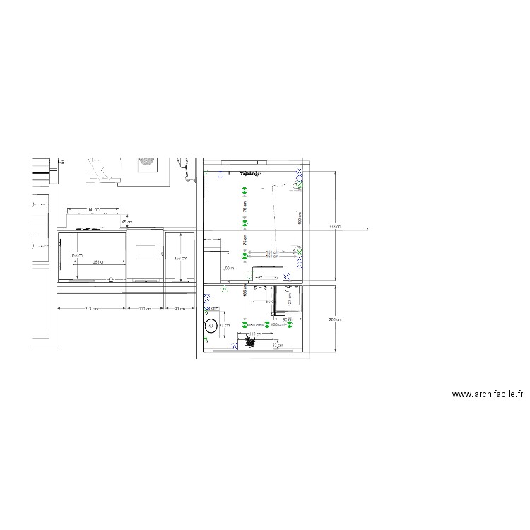 plan élec suite parentale belle ile. Plan de 0 pièce et 0 m2
