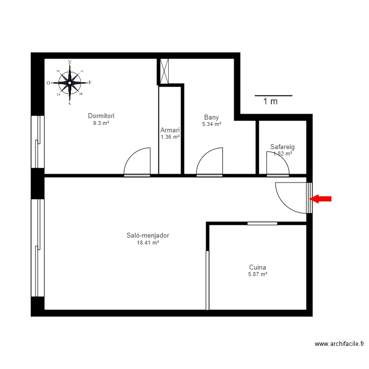 ED MOLLERES BLOC 1 2 C ESCALDES. Plan de 0 pièce et 0 m2