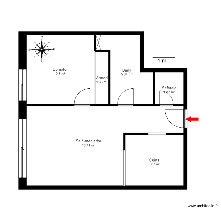 ED MOLLERES BLOC 1 2 C ESCALDES. Plan de 