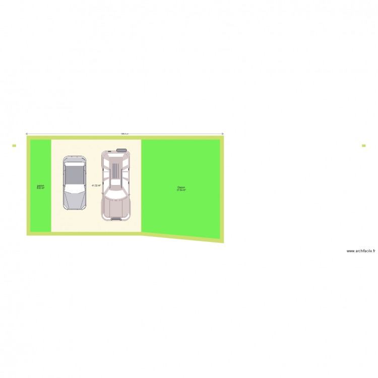 chape jardin. Plan de 0 pièce et 0 m2