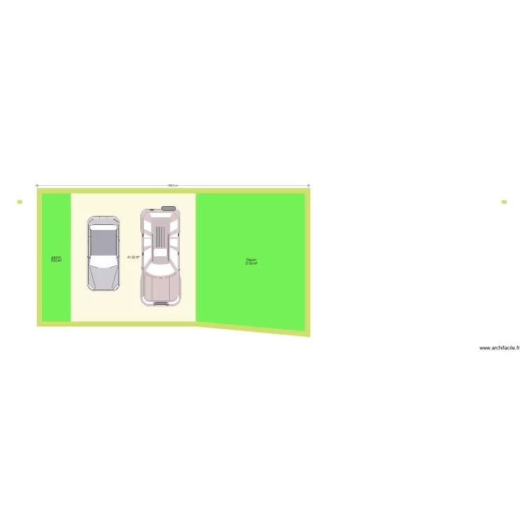 chape jardin. Plan de 