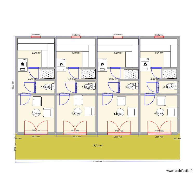 60  3. Plan de 0 pièce et 0 m2