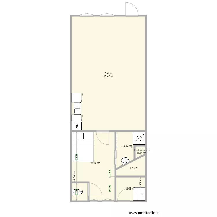 RDC Bligny 2. Plan de 