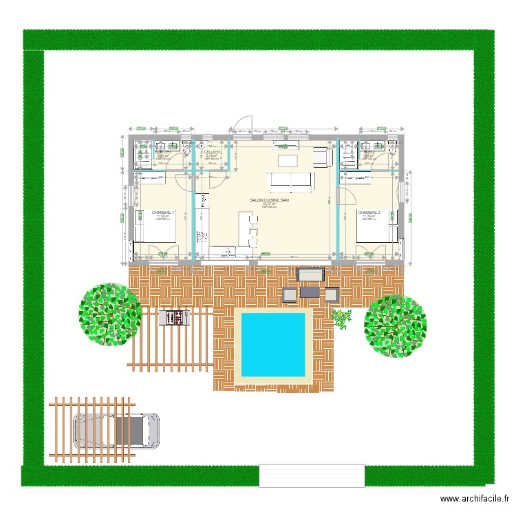 INTERMEDIAIRE BWA LELE. Plan de 0 pièce et 0 m2