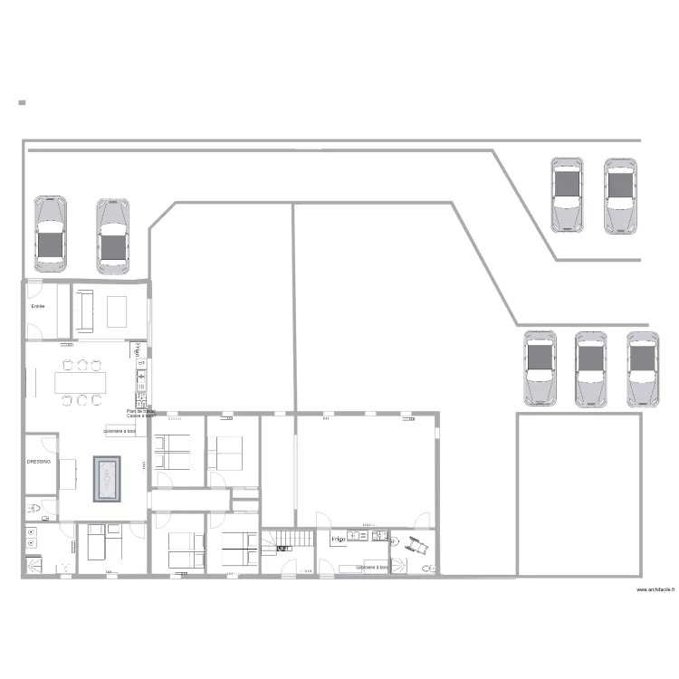 aménagement extérieur. Plan de aménagement extérieur. Plan de