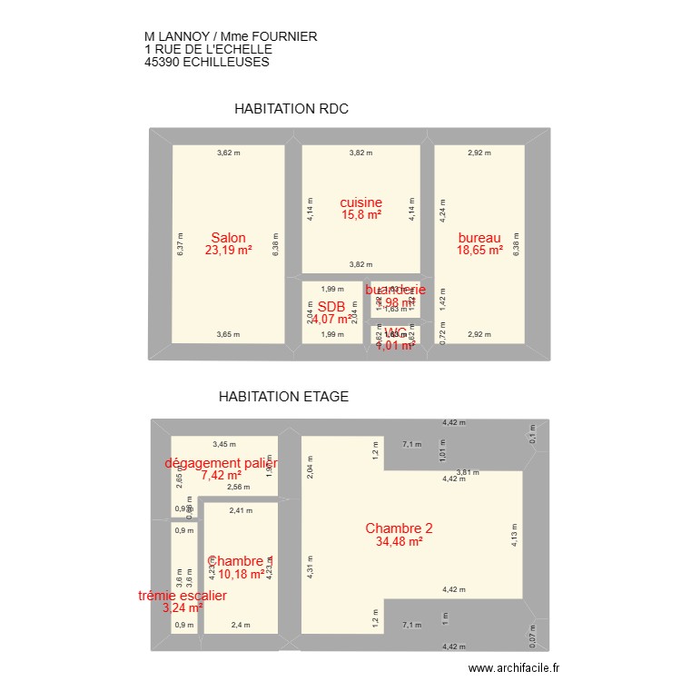 plan Echilleuses impots. Plan de 0 pièce et 0 m2