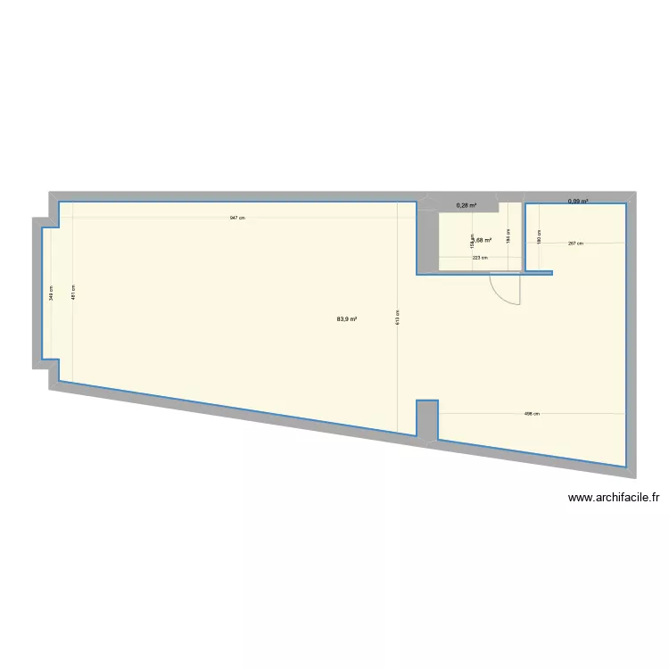 coiffeur saint nauphary. Plan de 